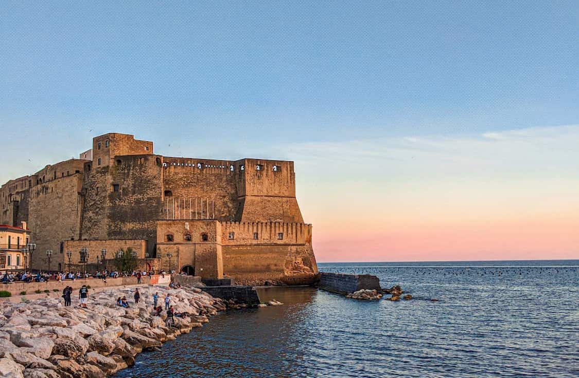 Castel dell'Ovo, Naples by Vincenzo de Simone
