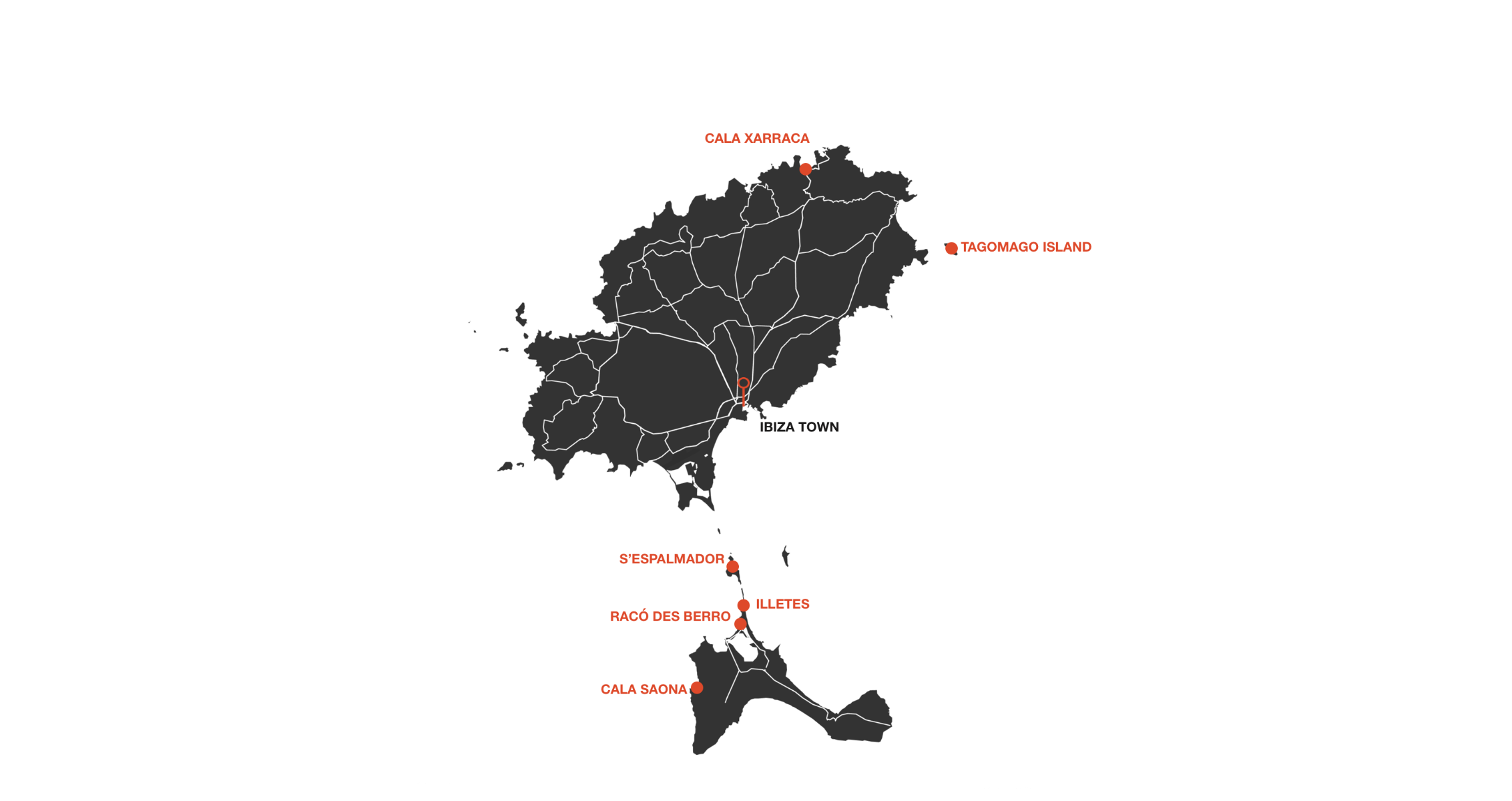 Balearic Islands Itinerary Map